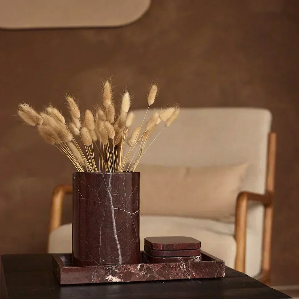 wazon/chłodziarka do wina czerwona Ø12x18 cm